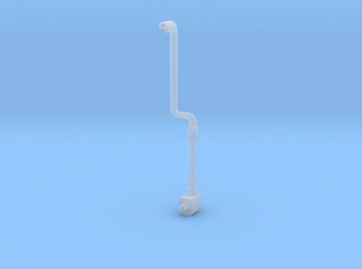Small Pipe 2mm dia, 50mm long 3d printed