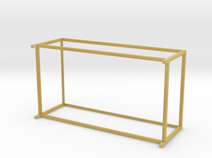 Lounge Table square, rectangular 1:12 3d printed