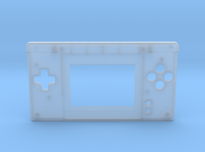 Gameboy Macro Faceplate (for DS Lite) - 4 Buttons 3d printed