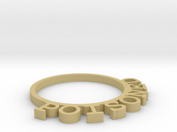 D&amp;D Condition Ring, Poisoned 3d printed