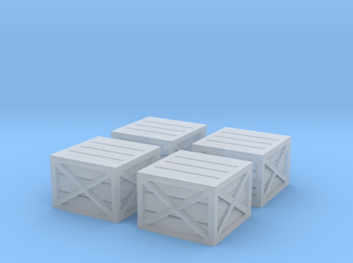 N Scale Wooden Crates 3d printed