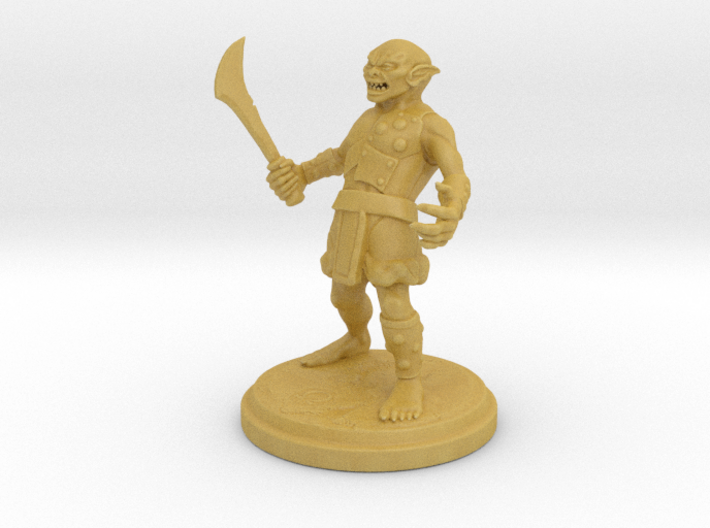 Goblin laughing 25mm 3d printed
