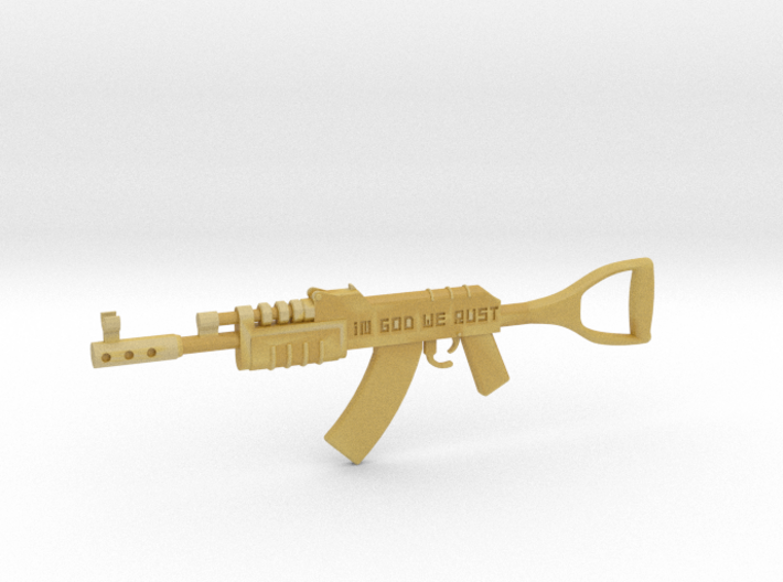 Rust's Assault Rifle Figurine 3d printed 