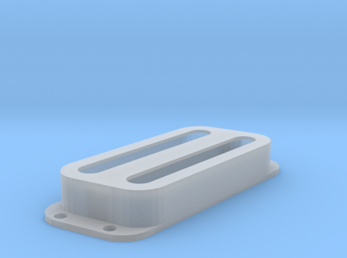Strat PU Cover, Double, Angled, Open 3d printed