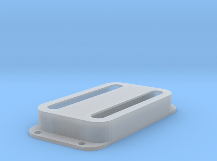Strat PU Cover, Double Wide, Angled, Open 3d printed
