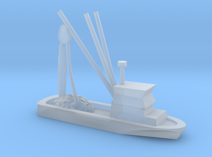 Fishing Boat Game Piece 3d printed