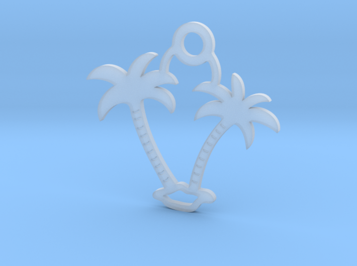Palm Trees Pendant 3d printed