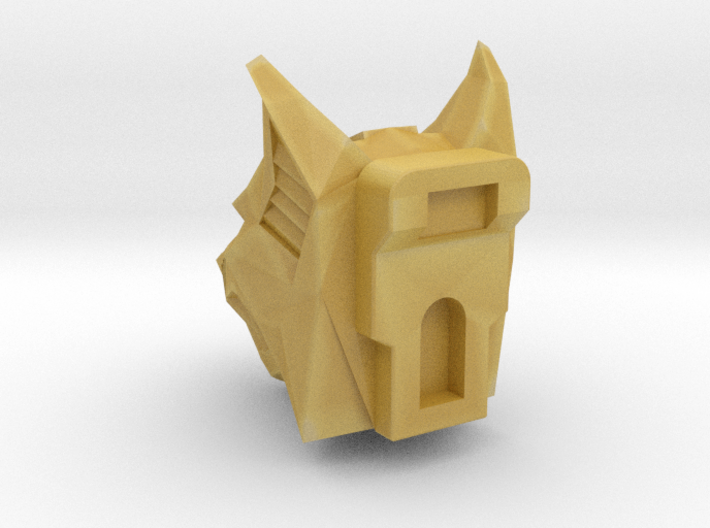Wolf Head for Armiger-scale Knight 3d printed