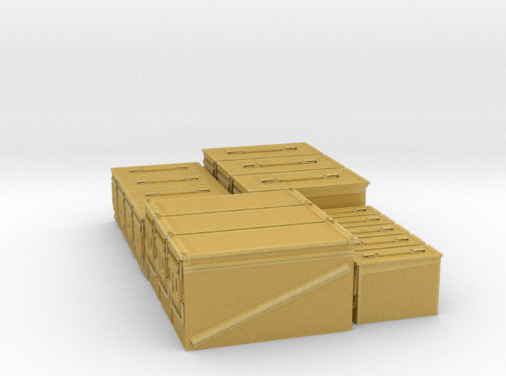 Ammo boxes 3d printed