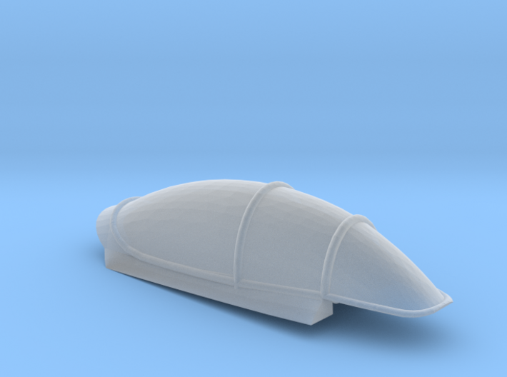 T-28B-144scale-04-Canopy-SinglePiece 3d printed