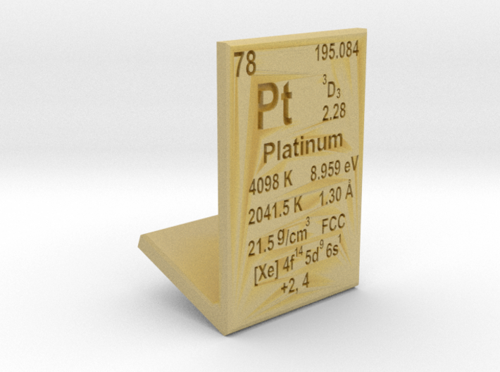 Platinum Element Stand 3d printed 