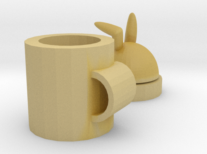 rabbit mug 3d printed