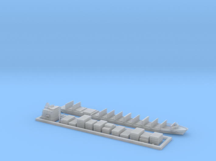 1:1800 Horizon Kodiak Container Ship Model 3d printed