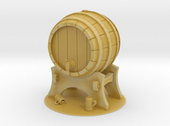 Objective: Brewer's Keg 3d printed