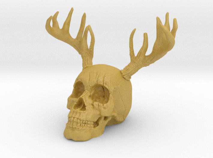 Antler Skull 3d printed