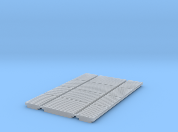 HO (1:87) Rubber Grade crossing 12'-2&quot; section 3d printed