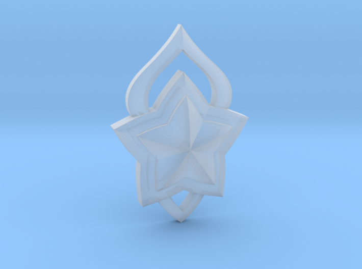 Lux Star Guardian Pin 3d printed