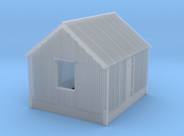 Corrugated Iron Shed 4mm/ft 3d printed