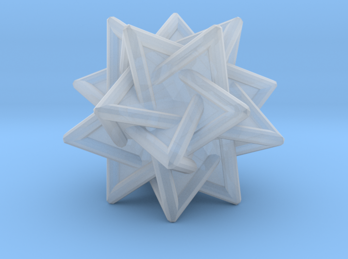 Tetrahedra Compound 3d printed