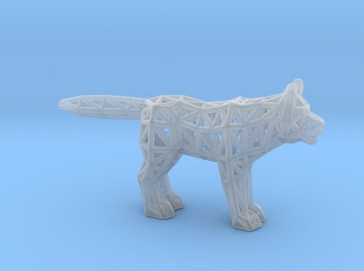 Gray Wolf (adult) 3d printed