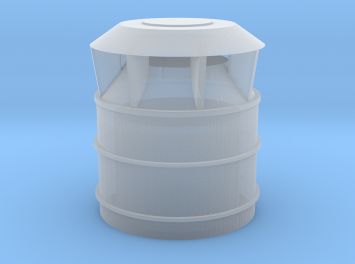 US Vent 24inch bucket 1-72scale 3d printed