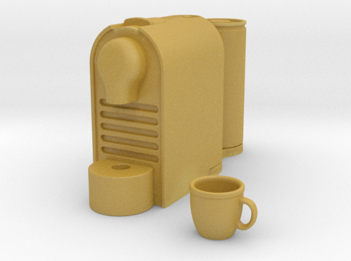 Coffee Machine 1:12 scale 3d printed 