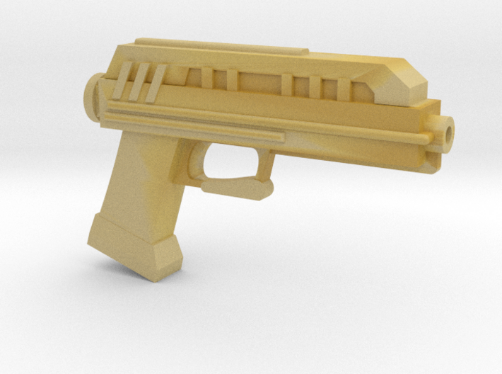 DC-17 Blaster pistol for 6&quot; action figures 3d printed