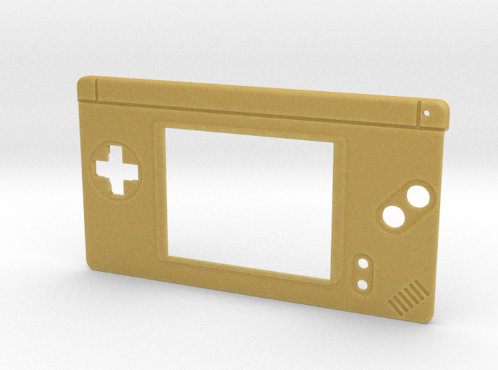 Gameboy Macro Faceplate V2 (DS Lite) - 2 Buttons 3d printed