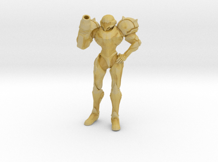 1/72 scale Samus from Metroid 3d printed