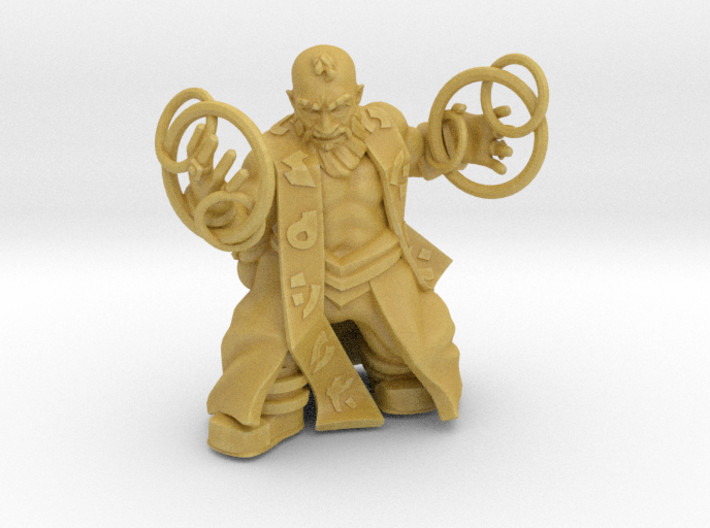 Dwarf Sorcerer 3d printed 