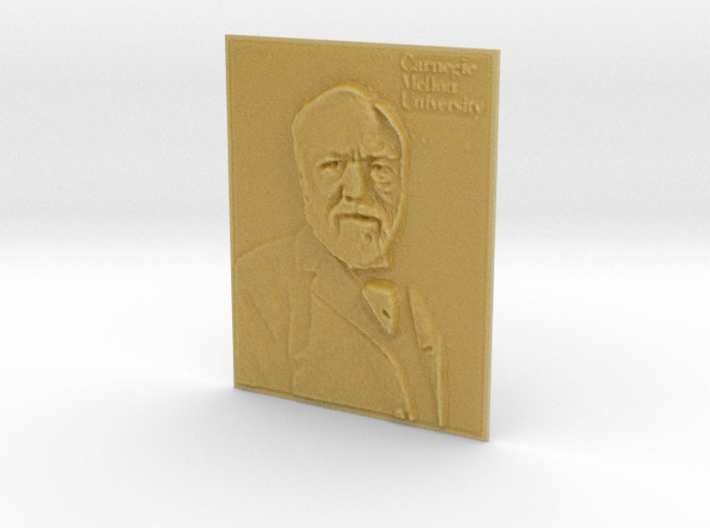 Andrew Carnegie CMU Flat Lithophane 3d printed