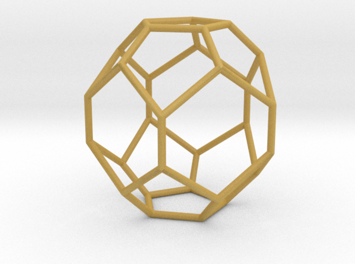 Fullerene with 17 faces, no. 1 3d printed