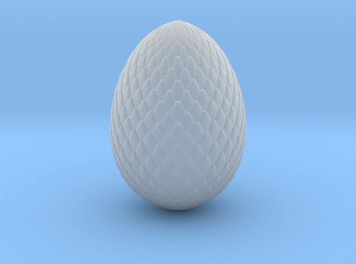 dragon egg 70 mm tall - hollow 3d printed