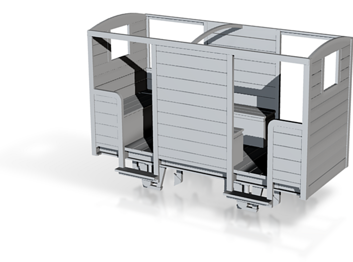 RNAD Brake Van - Open Variant 3d printed