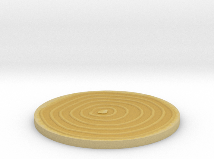 Wood Grain Coaster 3d printed 