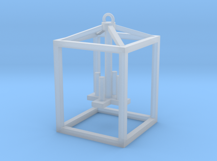 Hanging Lantern (4 candles) 3d printed