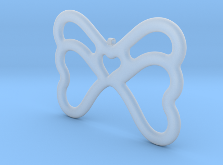 Butterfly Pendant / Necklace-21 3d printed
