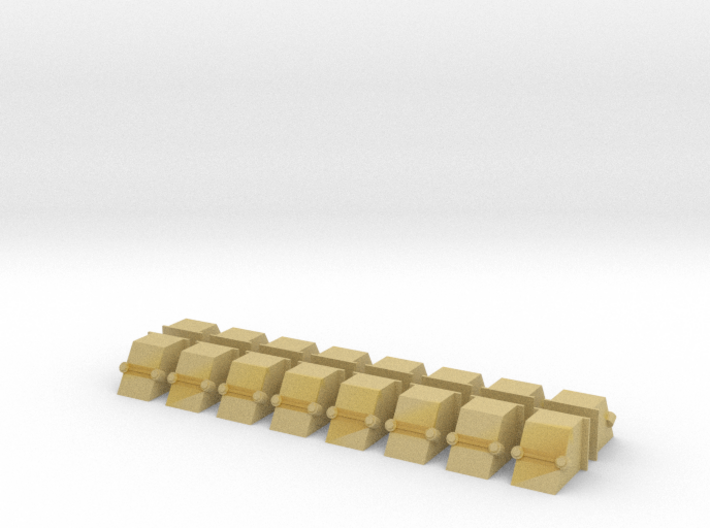 GWR Axle Boxes - 16 Pack 3d printed