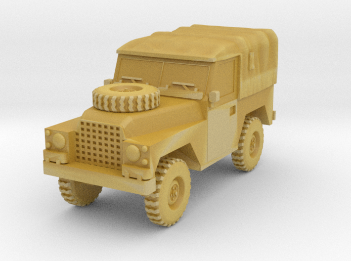 15mm 1:100th scale Airborne 1/2 Ton Landrover 3d printed
