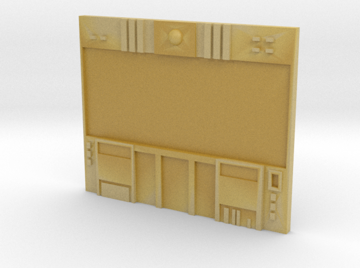 HO Scale Small Video Wall 3d printed