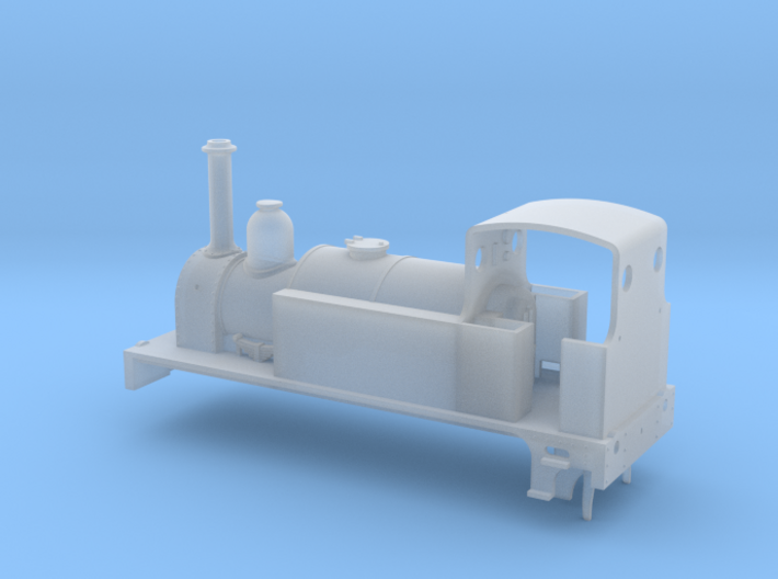 Industrial Shunter (for Electrotren 0-6-0 chassis) 3d printed