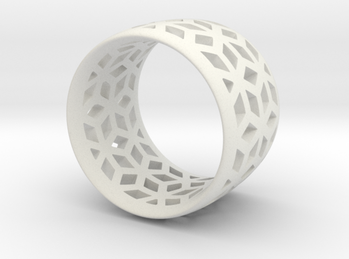 geometric ring 3 3d printed
