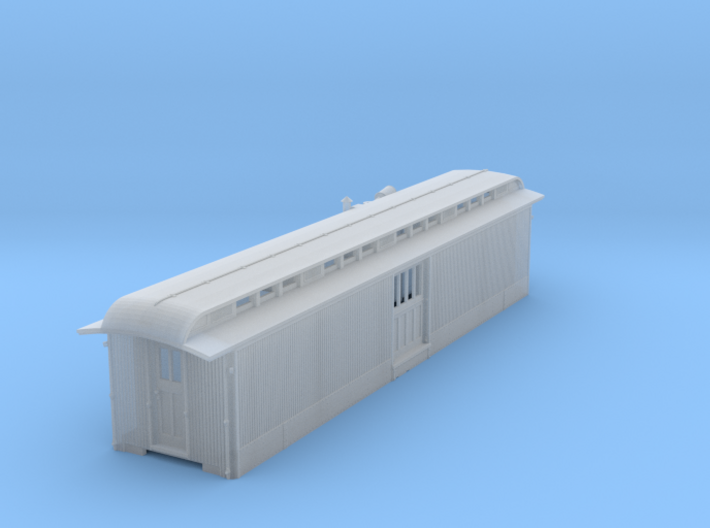 D&amp;RGW modern baggage body with Delco power 3d printed