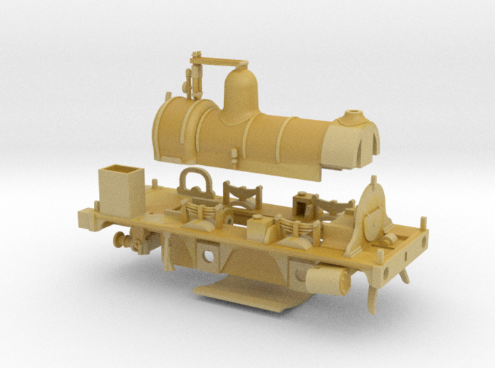 LBSCR Well Tank EM / P4 (Works Version) 3d printed