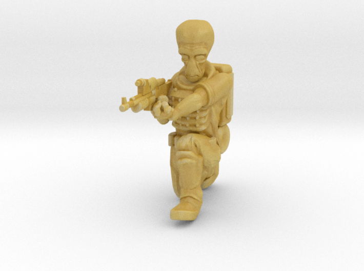 Alien Trooper (35mm Scale Miniature) 3d printed