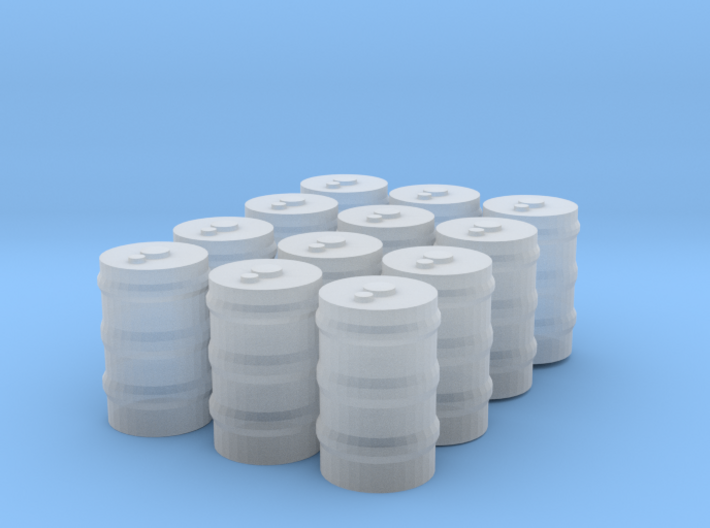 12 55 gallon drums 3d printed