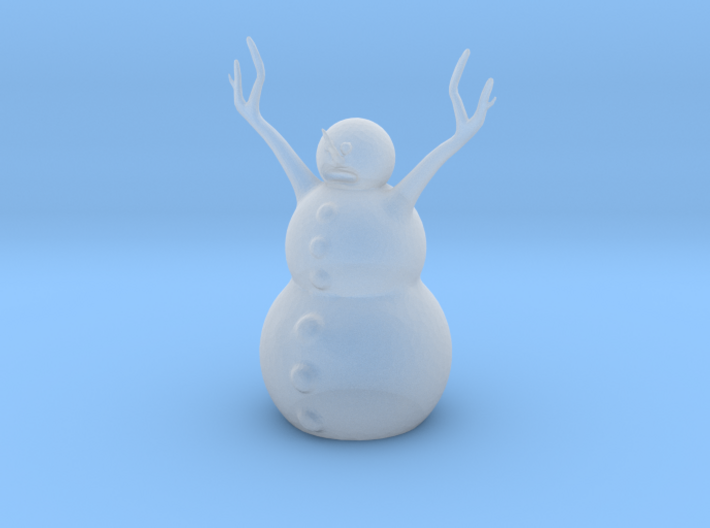 Snow Man 3d printed