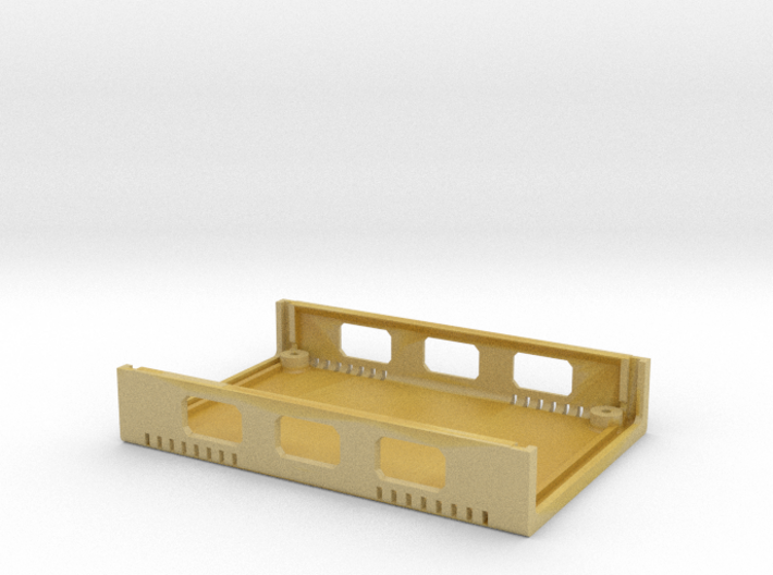 USB Sidecar for MiSTer XS Case Bottom (1/2) (v1.2) 3d printed