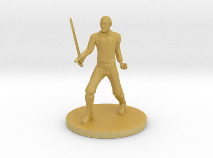 Human Fighter 3d printed 
