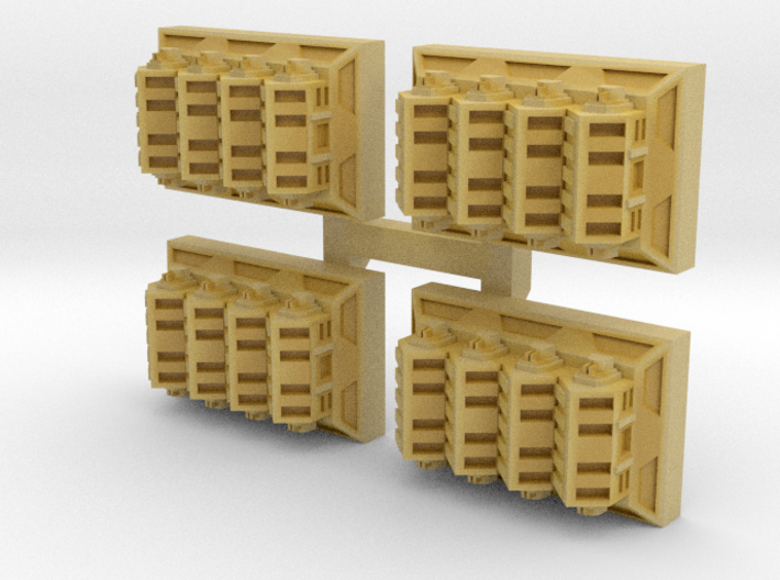 Hanger Bays V1 x 4 3d printed